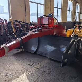 鹅颈式 卫星84739地机大梁2.5米伸缩4米平刮平机土壤平设找弯备