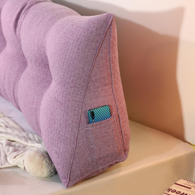 棉麻窗发垫垫子沙ICA护腰枕可拆洗长三角靠飘抱枕靠枕大靠背