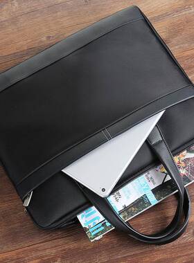 商办公男女士文包特JS-8昂22手VBS提公帆布A4多层大容量拉务链文