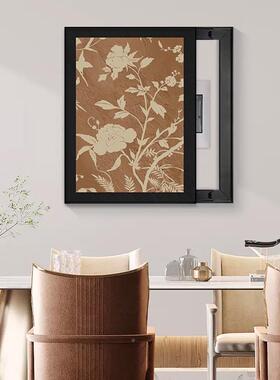 GEF中古风电表箱装饰画225新款弱配电箱强开0关盒遮挡挂画竖款免