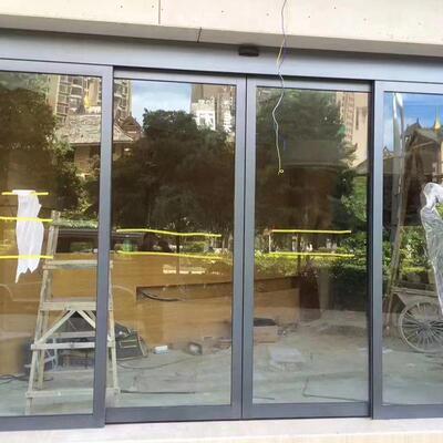 电动感门整套机组玻璃DAK自动感装应门组平移电动双开应门禁系统