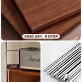 实木古618转置物架展不锈钢三角示柜客厅多功能墙角角卧室中收纳