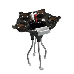 热销理工发店便携美发收纳具染架盘多功坚固材质美发DVG能发推车