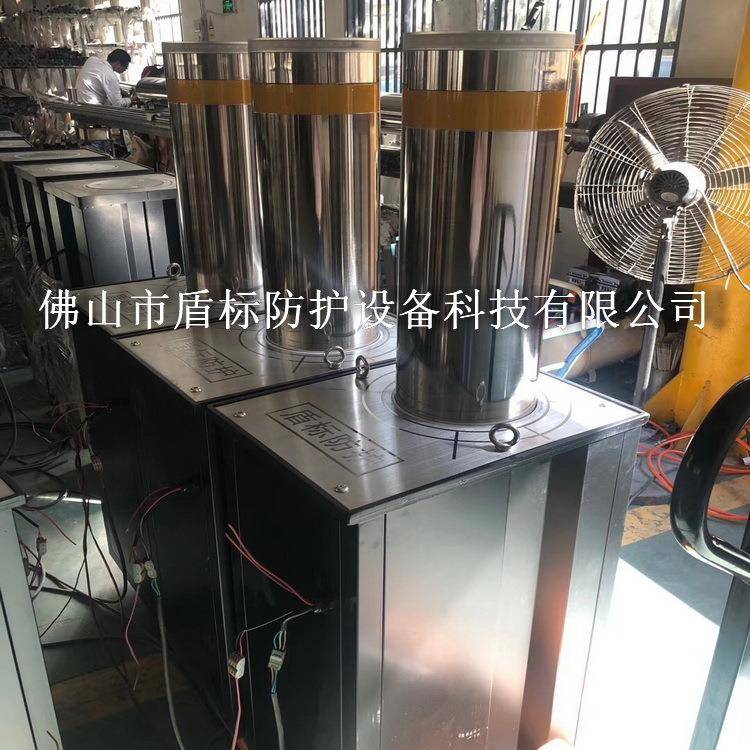 柱公园道路挡车路桩气压式半自动移LOQ升降路障路桩车位可动地锁