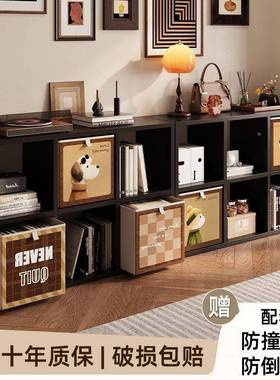 钢制格子柜客厅幼EAN铁皮书架儿子园纳玩具收储物柜简易置物架落