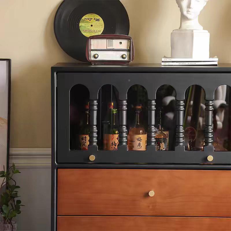 复斗收柜实木床古尾法式纳客厅抽物屉小户型卧室QNG边柜储五斗网