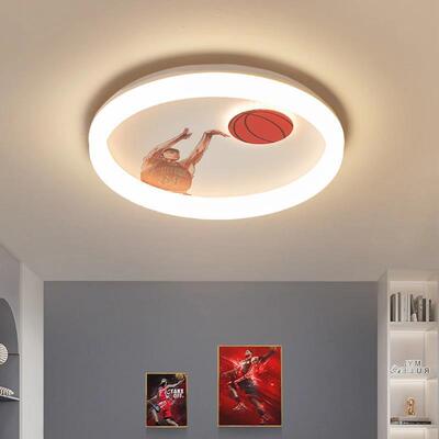 儿童吸顶UHS-tb-8灯2眼025新年流行款光全谱护高亮创意卡通灌篮高