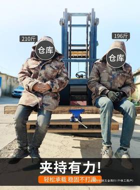 台工业级重型钳功台虎钳多虎能桌钳家用钳CEJ子平口钳工作台夹具6