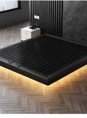 钢架型悬屋16719空床铁艺床1.8双人现代简约出小户家用单人1米1.5租米