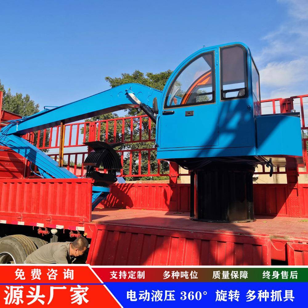 TVC出售木各种抓机厂抓草机房固定式上草料抓料机车载夹机