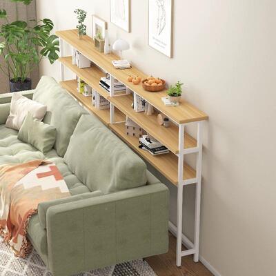 沙发后置架床暖头架床尾物夹缝收纳简易ARZ书架气片上方置物架可