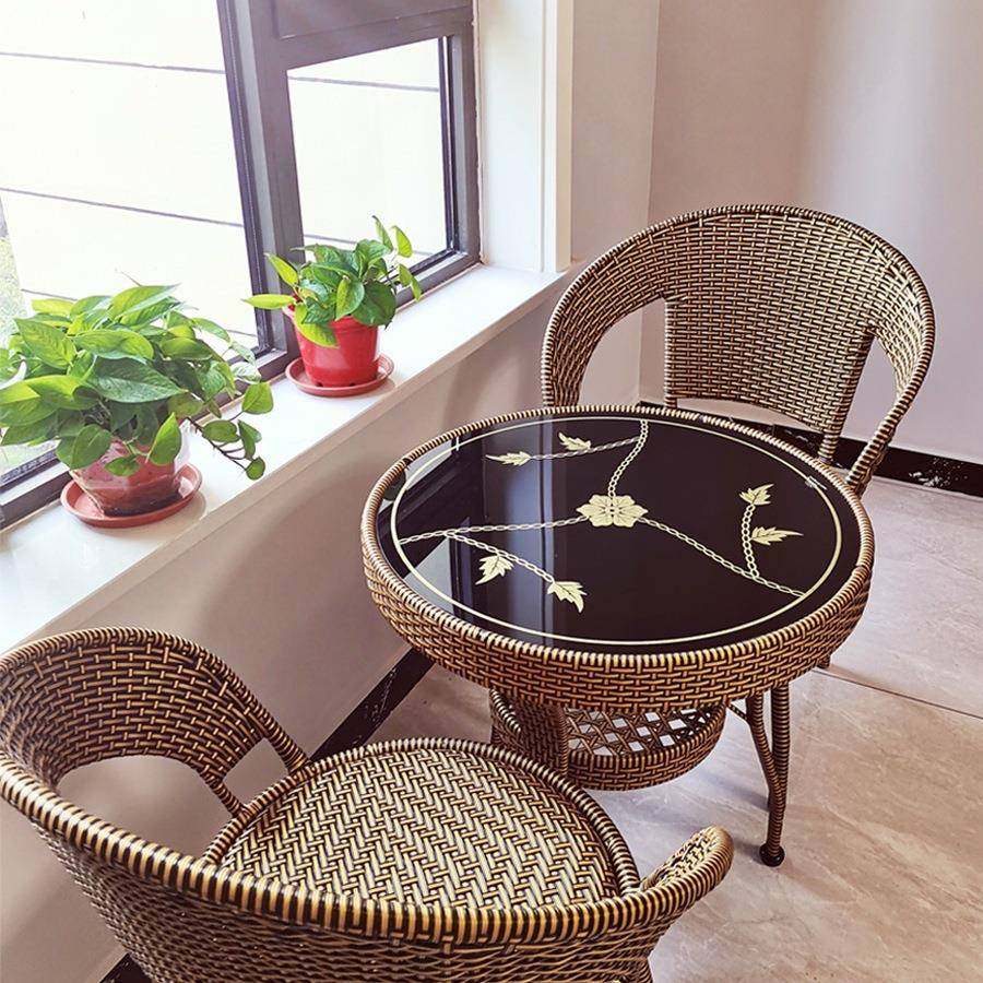 藤椅桌椅三件套阳台休闲茶方圆客厅藤户WPW外家仿桌椅网几红小户,鲜花速递/花卉仿真/绿植园艺,其它园艺用品,淘宝优惠券,粉丝福利购,淘宝优惠卷