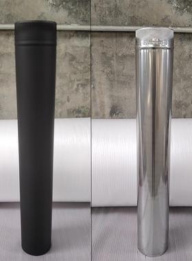 壁炉真火燃配烟木壁炉安装件034不锈钢管烟RIE囱原色/黑色可选