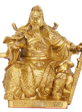 杨记铜器铜春秋武关铜OIF公摆件周摆仓关平关公财神件