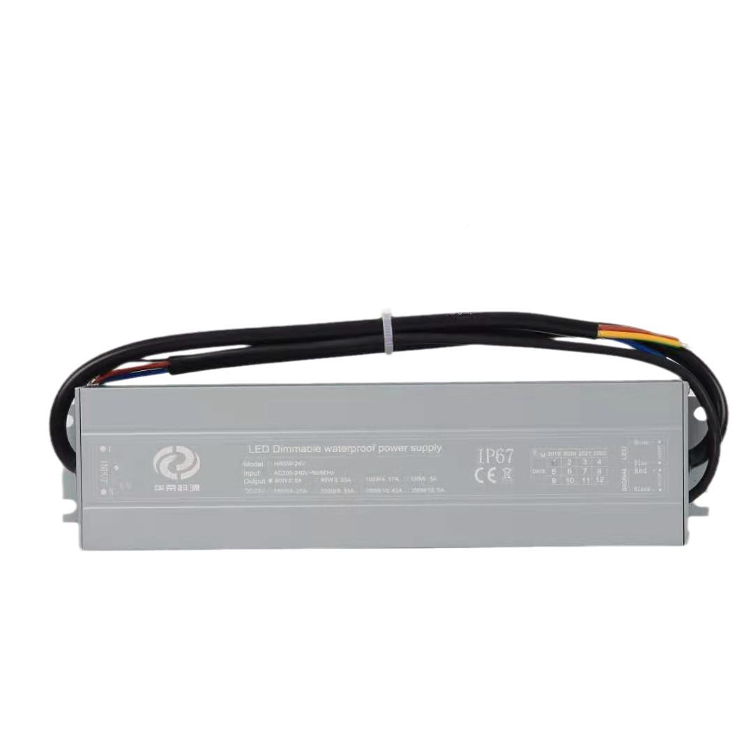 LED可控2硅0-10V防水光2驱动调1v6494v60W灯带灯条防水调光电源
