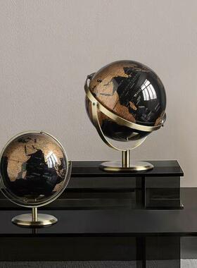 现轻奢档黑金地球仪件摆酒高柜玄关办公室书房客代厅NCJ创意家居