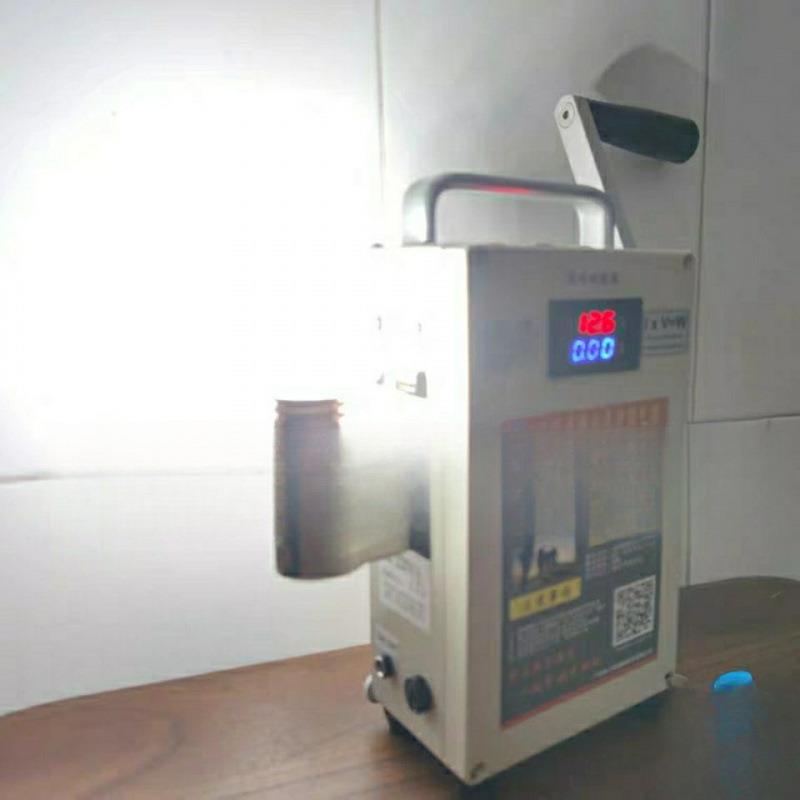 小型大功率手行摇机发电机手电48383宝充电生套装5V220V野外救旅
