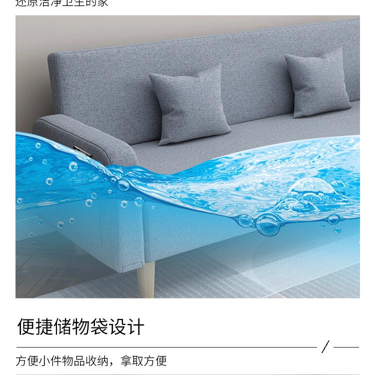 小型YYP懒人发床可沙折出租房客厅卧室两用户经济简约叠网红布艺