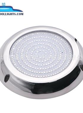 热销新游款16锈ZTI钢挂壁式七彩水3不下池壁灯艇灯航海灯LED泳池