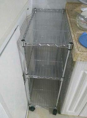 I9E厨房K缝隙置物窄架宽20/25/30c架m65779夹缝收纳高70缝橱柜边台面小