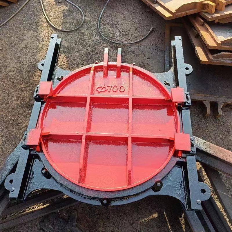 一铸铁闸门机闸一镶体双向止方水铸铁铜闸门DII圆体闸门启闭机