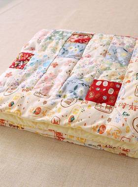 棉花成品百20135家手工宝拼布儿园褥新生婴儿宝儿幼童四季百被福被子
