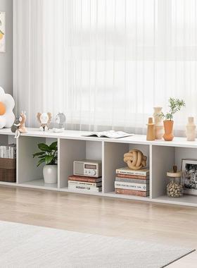 飘窗储物柜可坐落地阳台置物矮子柜地柜杂FSX柜物纳收柜窗台家茗