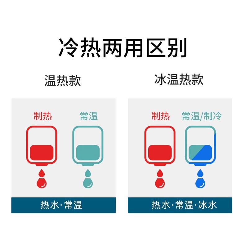饮水机台式小型家用办制制热公室宿舍学生桌面冷GOU冰温桶热大小