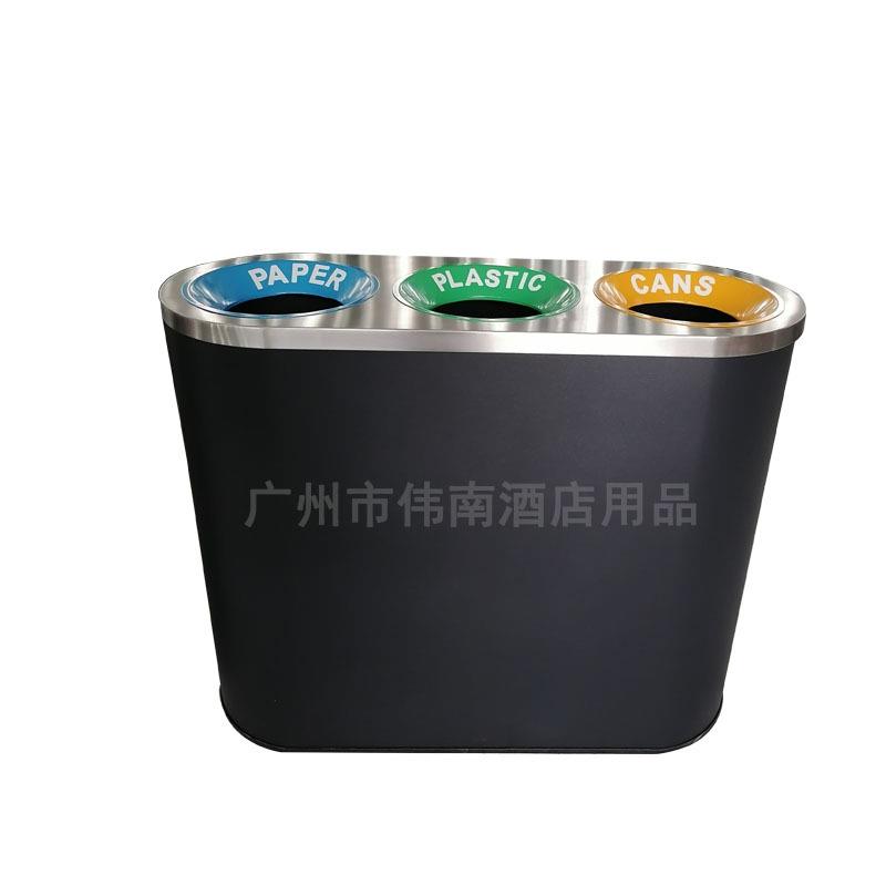 PFY商场办钢公楼走廊不锈分类垃圾桶地铁超市环保室湿分离内干垃