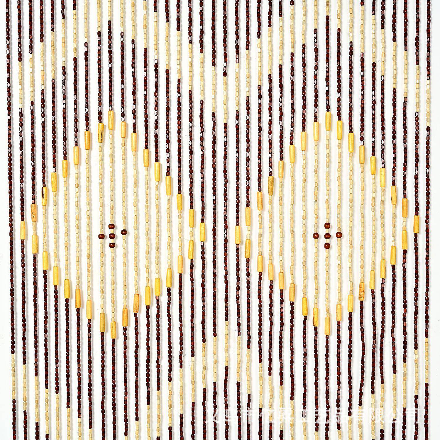 二个方隔块门帘珠帘LOP断帘客厅过玄关道卫生间卧室大门免打木孔