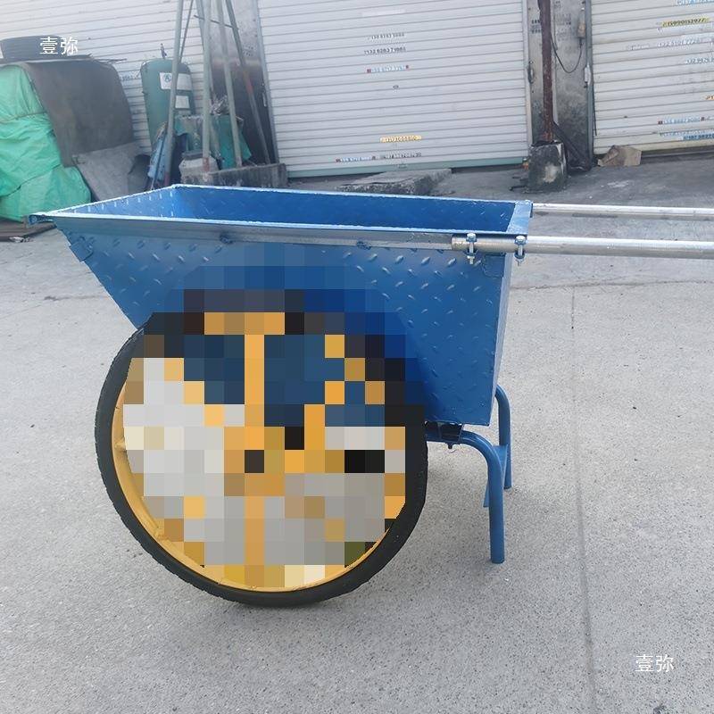 翻斗地车建筑水工程灰斗车工劳工力两轮小手推垃人圾搬运车泥9962