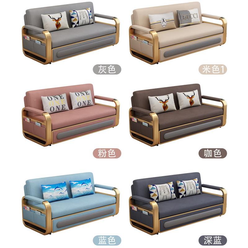 台悦先沙发床两简易人多功能储用物伸缩小户天型客厅推拉单93501双多功