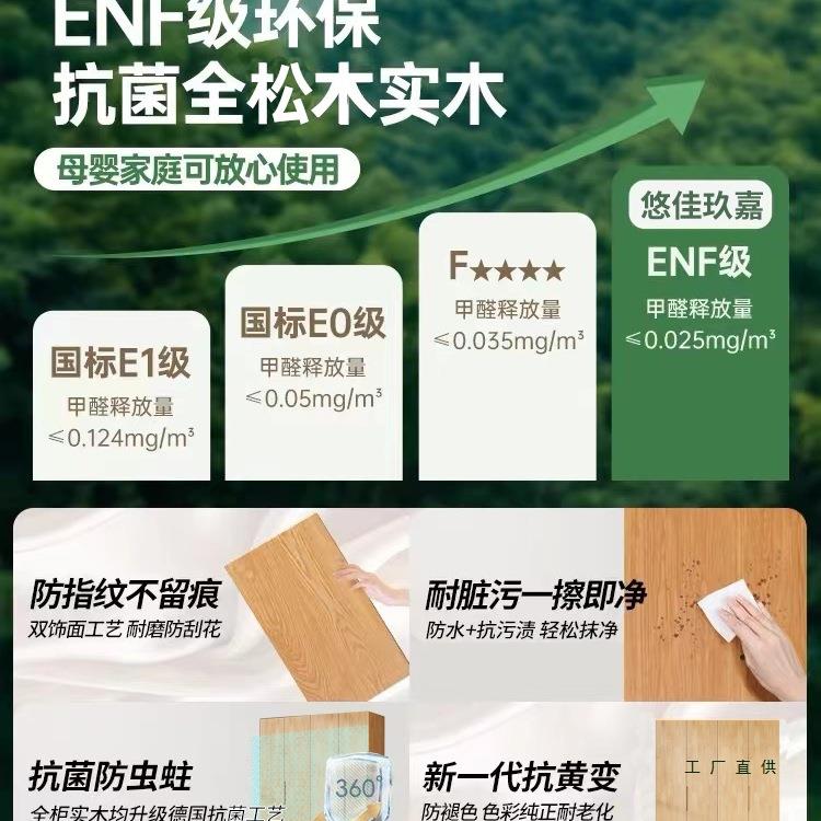 衣柜家卧室易组简装小户型储物柜定儿童原木松木制全PGW实用木大