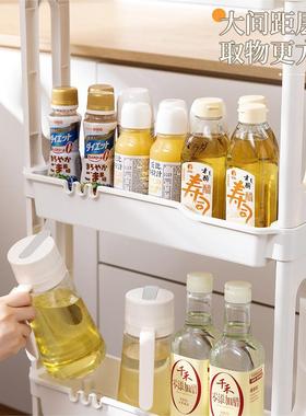 厨房夹缝置置XHZ物架收纳落地多多层卫间冰箱侧功能窄缝小推车物