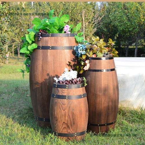 啤酒桶橡木桶婚葡萄酒桶质红酒桶饰摆件F95SSJT7酒装吧庆木摄影道