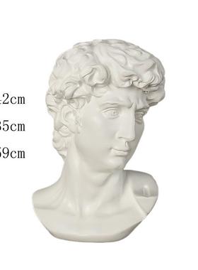 欧北玄轻奢大大卫雕塑摆件家居客厅关艺术样大卫60厘板房软装号饰