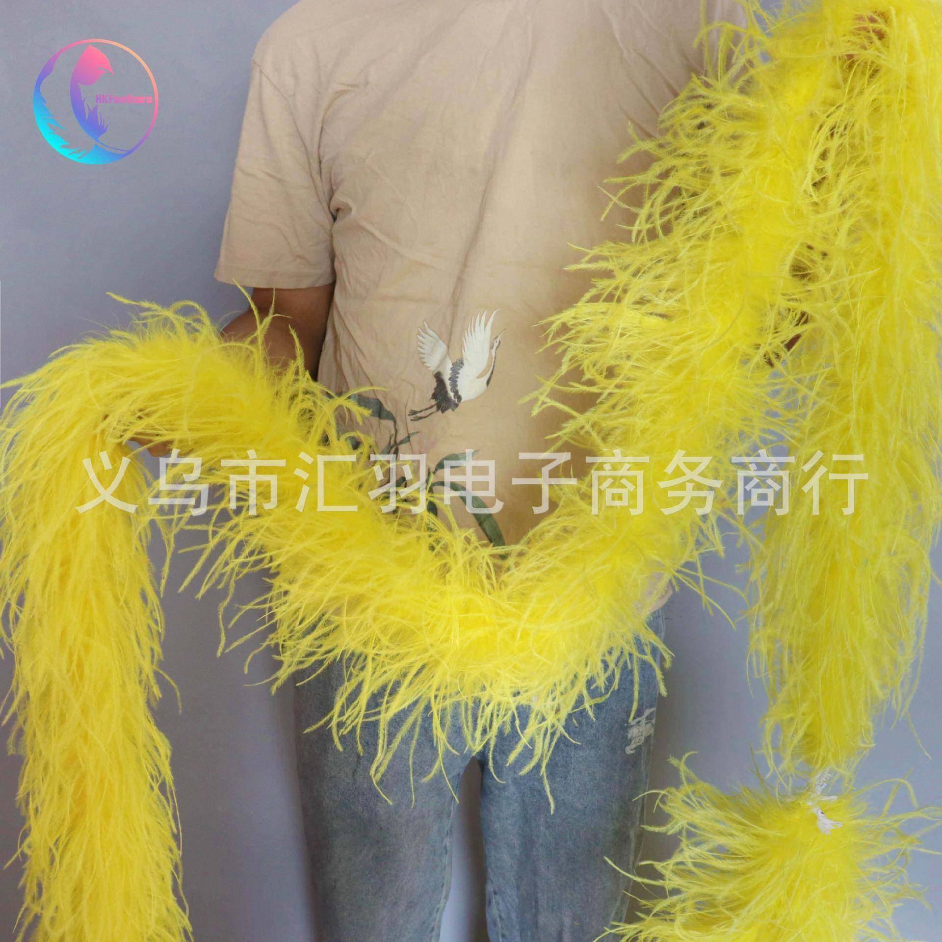 装3层加厚鸵毛条服装辅料饰1品配件鸟CHF饰厂家直销10-5cm鸵鸟毛
