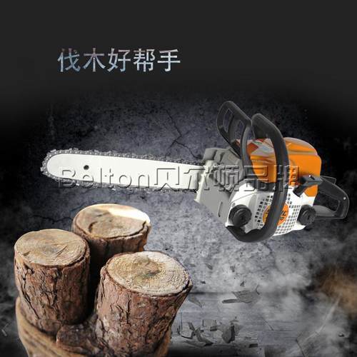 油锯MS180锯切割机动链锯大功伐率木森抢MS180/MS险林救灾伐木砍