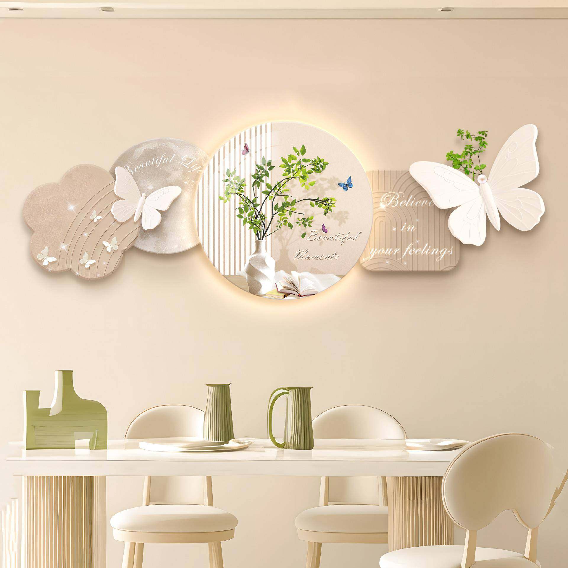 奶光油风餐厅创装饰画发餐灯桌边柜挂画北DK3-X1欧饭厅意画,家居饰品,现代装饰画,淘宝优惠券,粉丝福利购,淘宝优惠卷