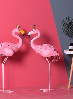 北欧风网红店铺火烈鸟件tb-68924婚礼饰拍装照道具商场开摆橱窗场