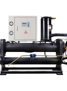 厂家直供水冷螺杆低温冷水冷水机满液式SLLG-30P冷冷机水防爆水冷