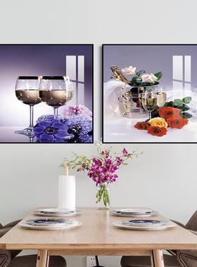 餐厅SF650059装饰现简约饭厅画饭桌墙面画挂高端歺厅餐桌代背景墙
