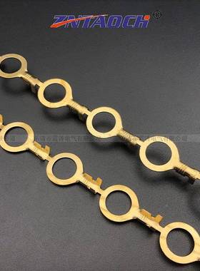 型10.接线片直带圆连形地环250O08542只0.5直带连绕端子