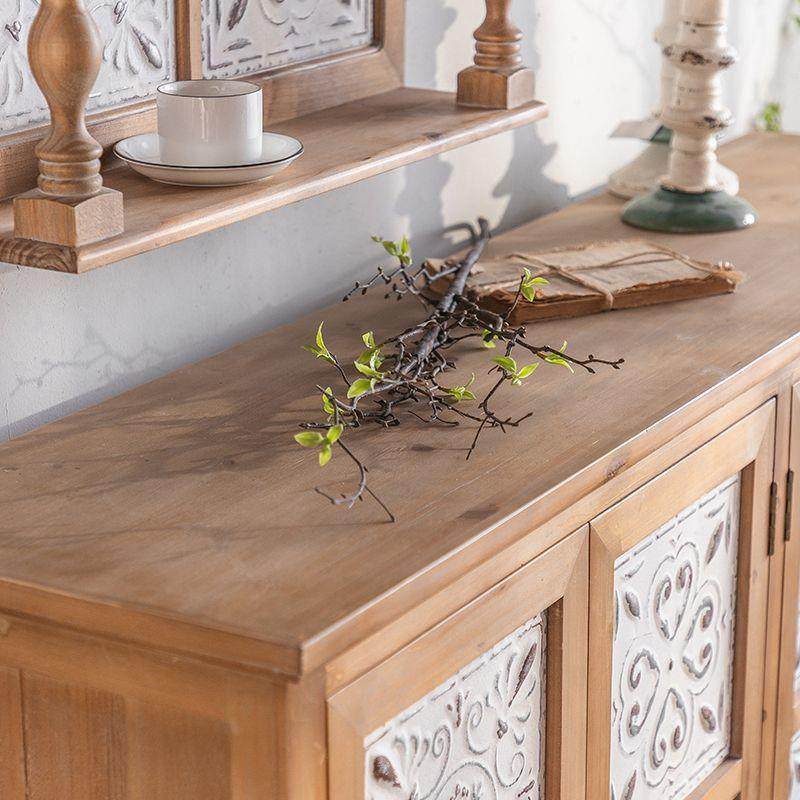 美式复古厅餐边柜实关木雕花原木风进门玄储柜客隔断靠墙柜子无品,基础建材,脚轮/万向轮,淘宝优惠券,粉丝福利购,淘宝优惠卷