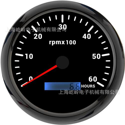 11ELING0MM指针动转表发机测速表0-3/4速/6/7/8KRPM车船装改通用