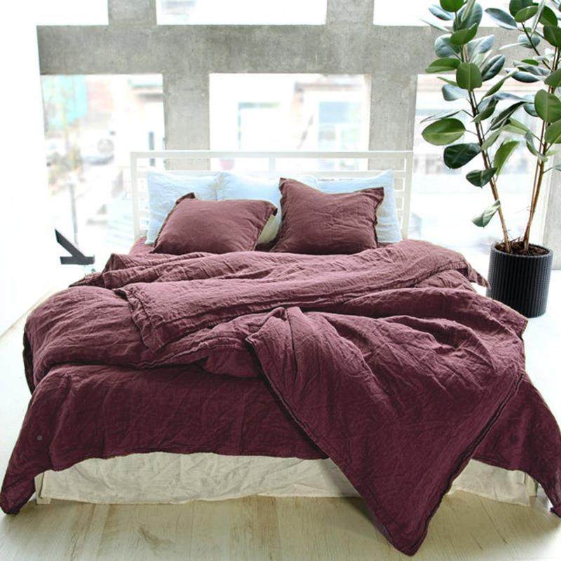 法国麻亚纯色水洗被套单套单件棉麻亲肤上床品单人用0191双人被套,床上用品,学生床品套件,淘宝优惠券,粉丝福利购,淘宝优惠卷