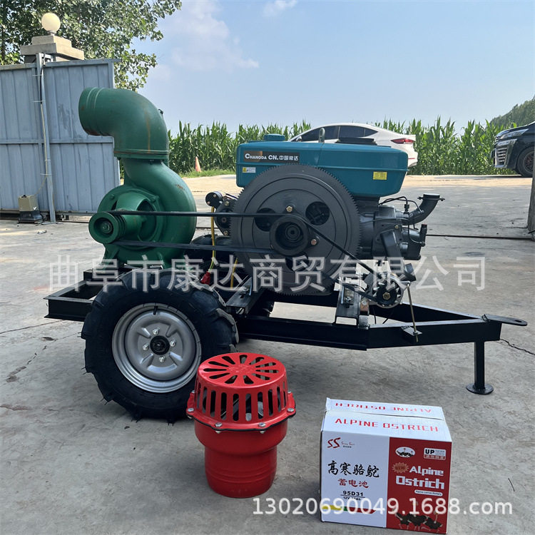 柴油机工地抽排水泵6-12寸
