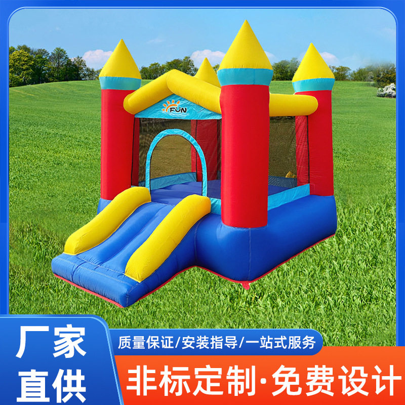 跨境选品现货儿童充气城堡源