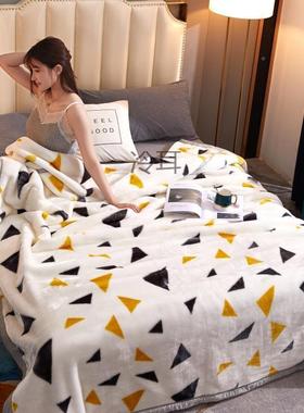 佴1绒毯子被冬舍季加厚男学生宿单双人午睡保暖cK3c8psT女L子