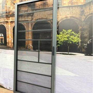 回OHN卷隐形窗铝纱合金04不锈钢洗防蚊防盗窗一体可拆户防护